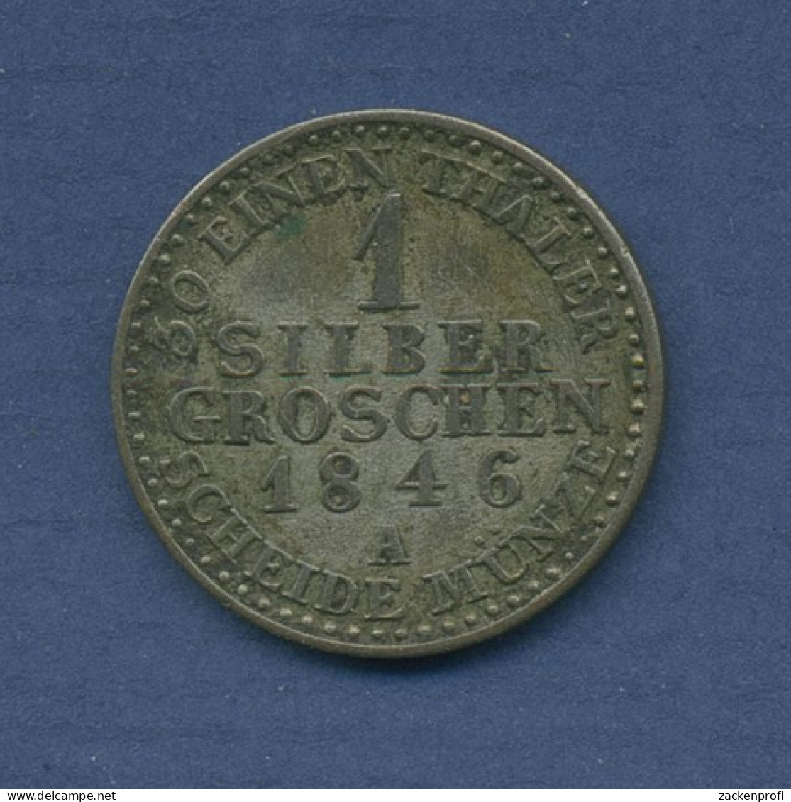 Preußen 1 Silbergroschen 1846 A, Friedrich Wilhelm IV., J 66 Ss+ (m2775) - Small Coins & Other Subdivisions