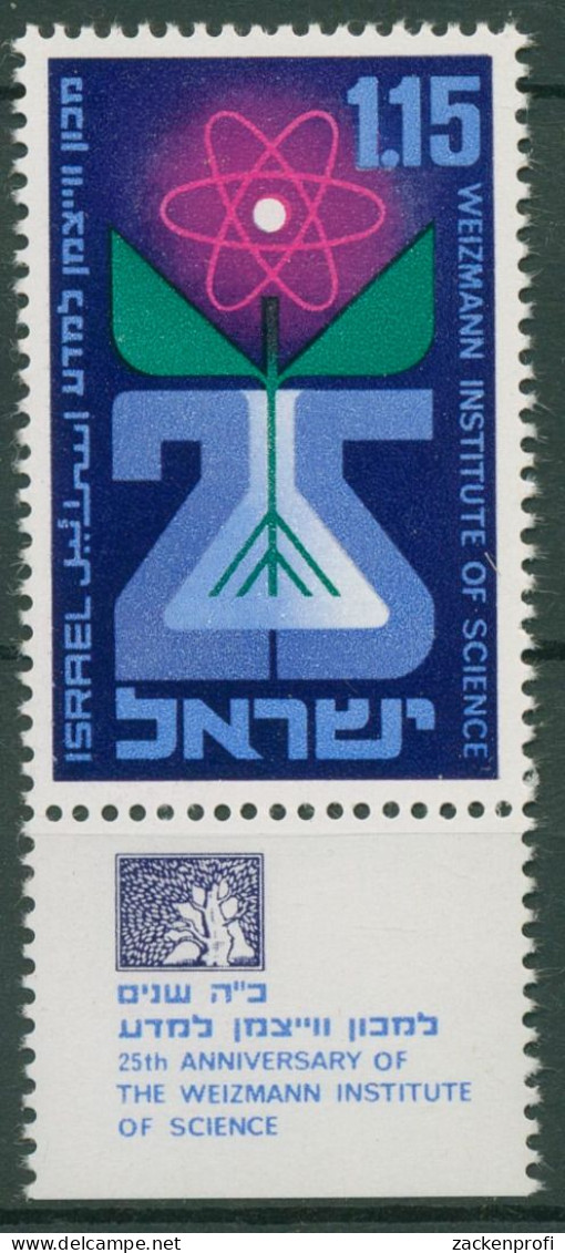 Israel 1969 Naturwissenschaften Weizmann-Institut 455 Mit Tab Postfrisch - Nuevos (con Tab)