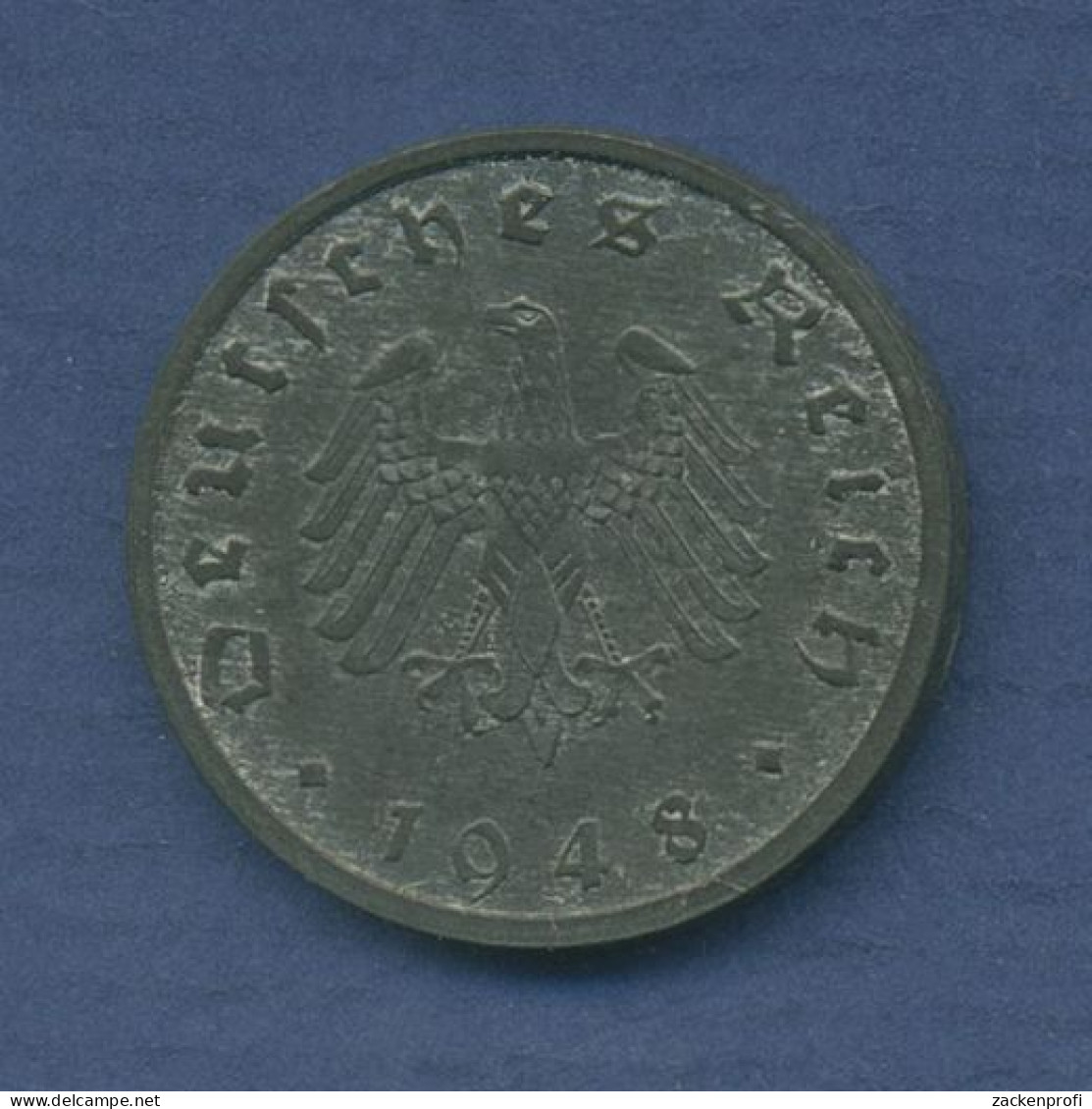 Alliierte Besetzung 10 Reichspfennig 1948 A, J 375, Vz (m3454) - 10 Reichspfennig