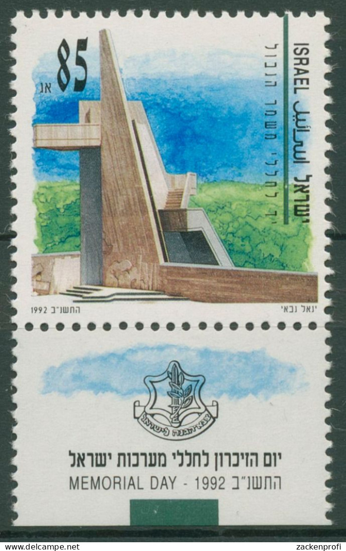 Israel 1992 Gefallenen-Gedenktag Mahnmal 1219 Mit Tab Postfrisch - Unused Stamps (with Tabs)