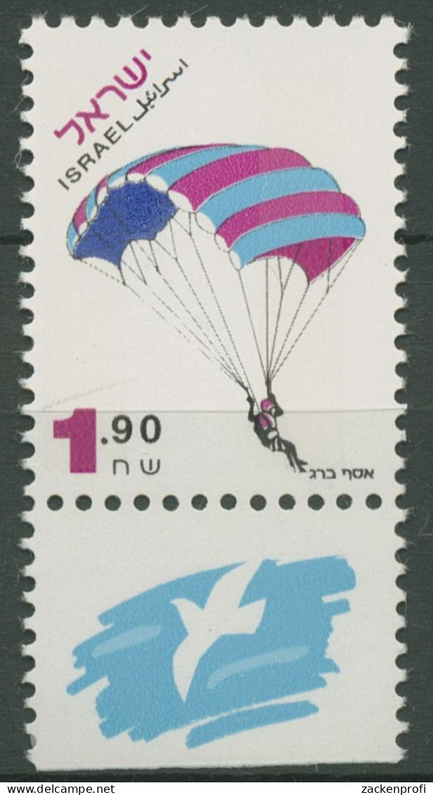 Israel 1996 Sport Paragliding 1363 Mit Tab Postfrisch - Neufs (avec Tabs)