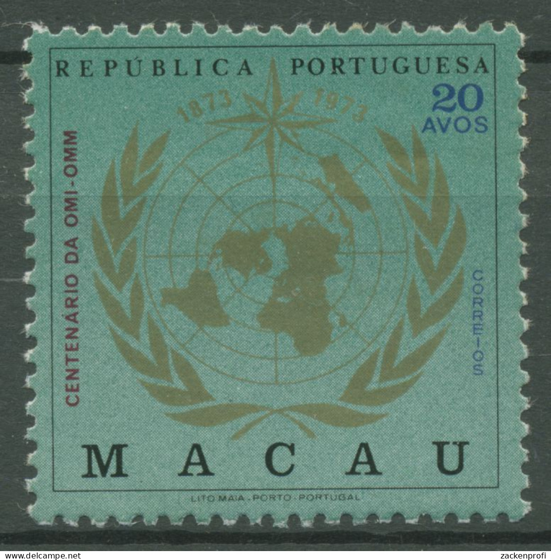 Macau 1973 Meteorologische Zusammenarbeit IMO WMO 457 Postfrisch - Ungebraucht
