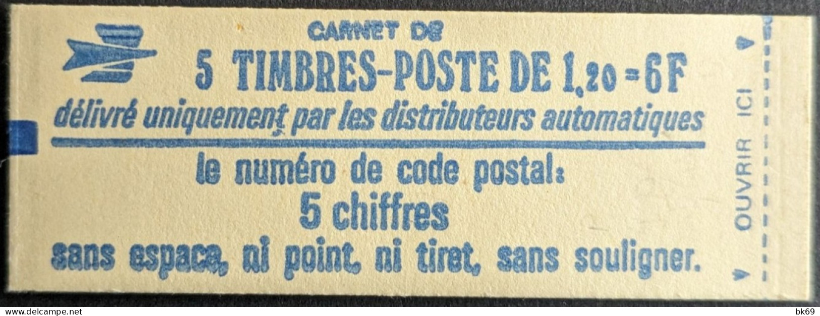 1974 C1 Conf. - Daté 4/ 20.7.78 Carnet Fermé Sabine 1.20F Rouge - Modernos : 1959-…