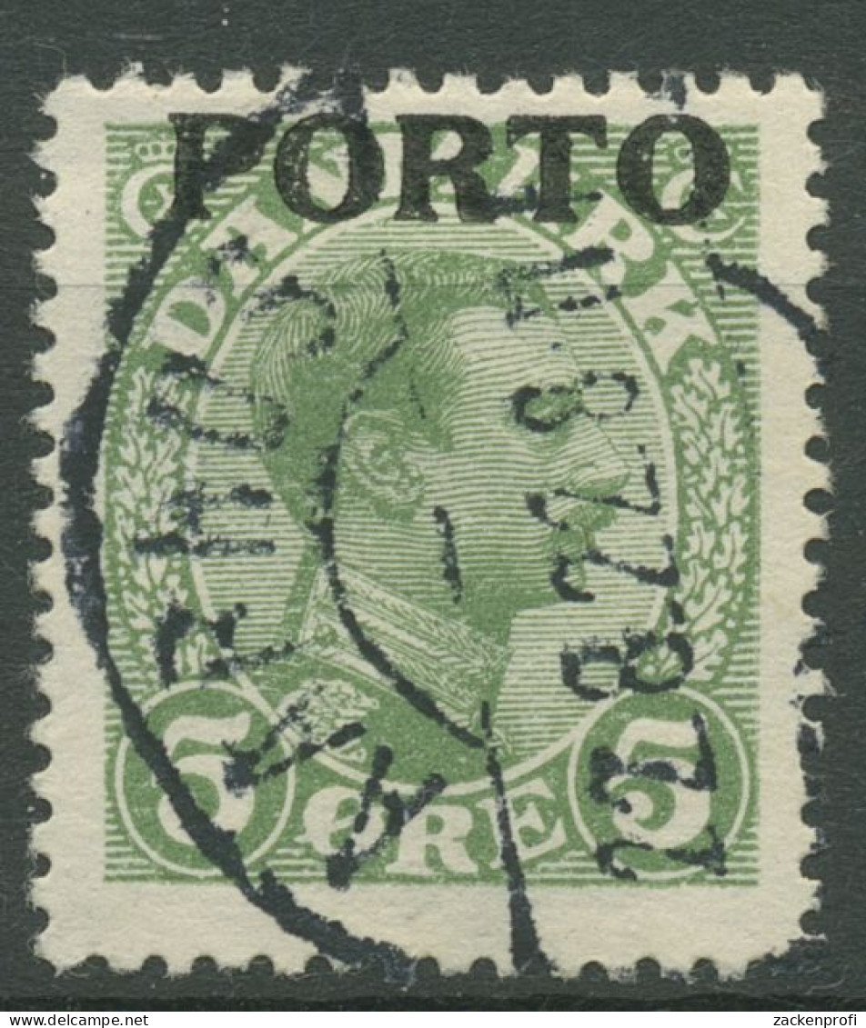 Dänemark 1921 Portomarke König Christian X. P 2 Gestempelt - Postage Due