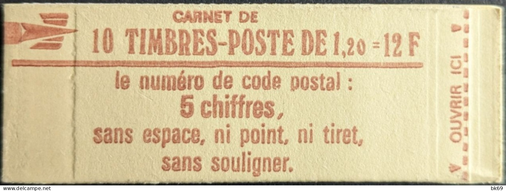 1974 C2 Conf. 4 Daté 4/ 6.8.79 Carnet Fermé Sabine 1.20F Rouge - Modern : 1959-...