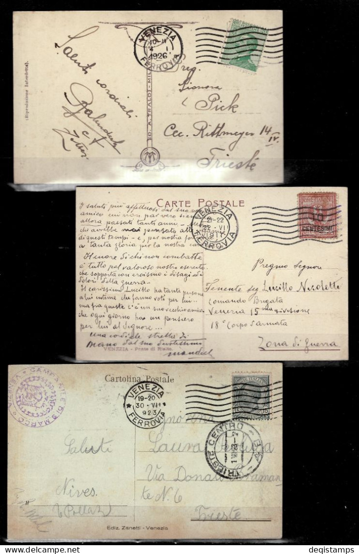 Italy / Venice 1910/30  Postcards - Colecciones Y Lotes