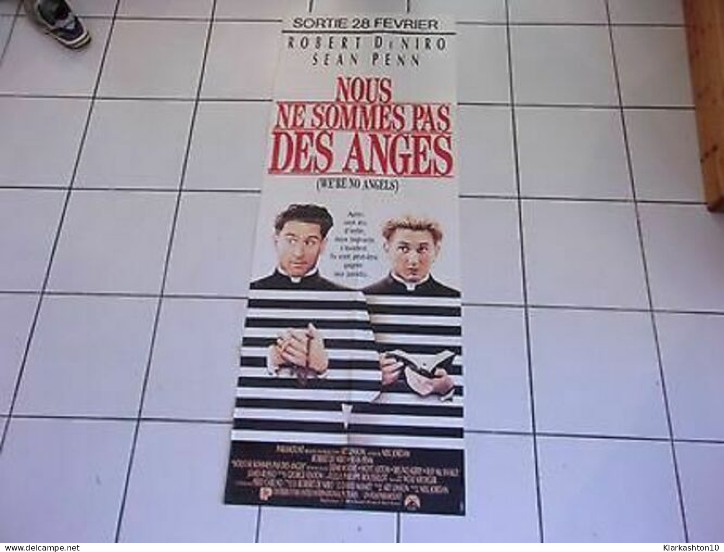 Affiche Pantalon 160 X 60 Film NOUS NE SOMMES PAS DES ANGES De Niro Sean Penn - Posters