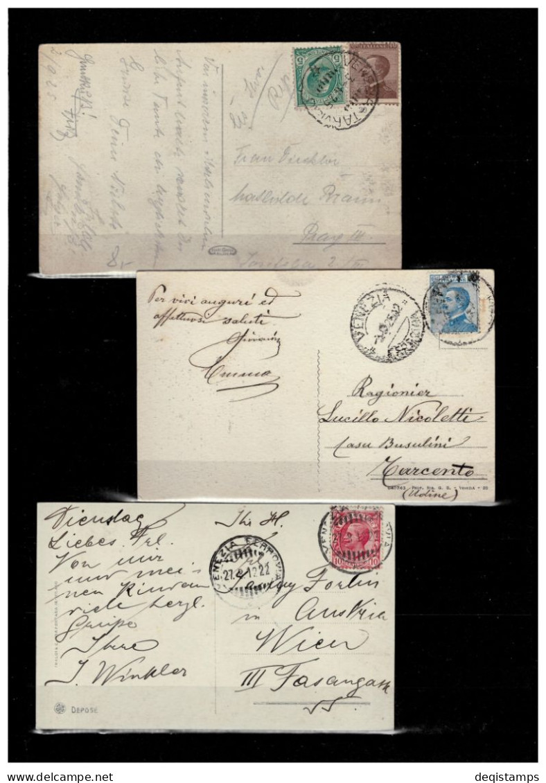 Italy / Venice 1910/30  Postcards - Colecciones Y Lotes