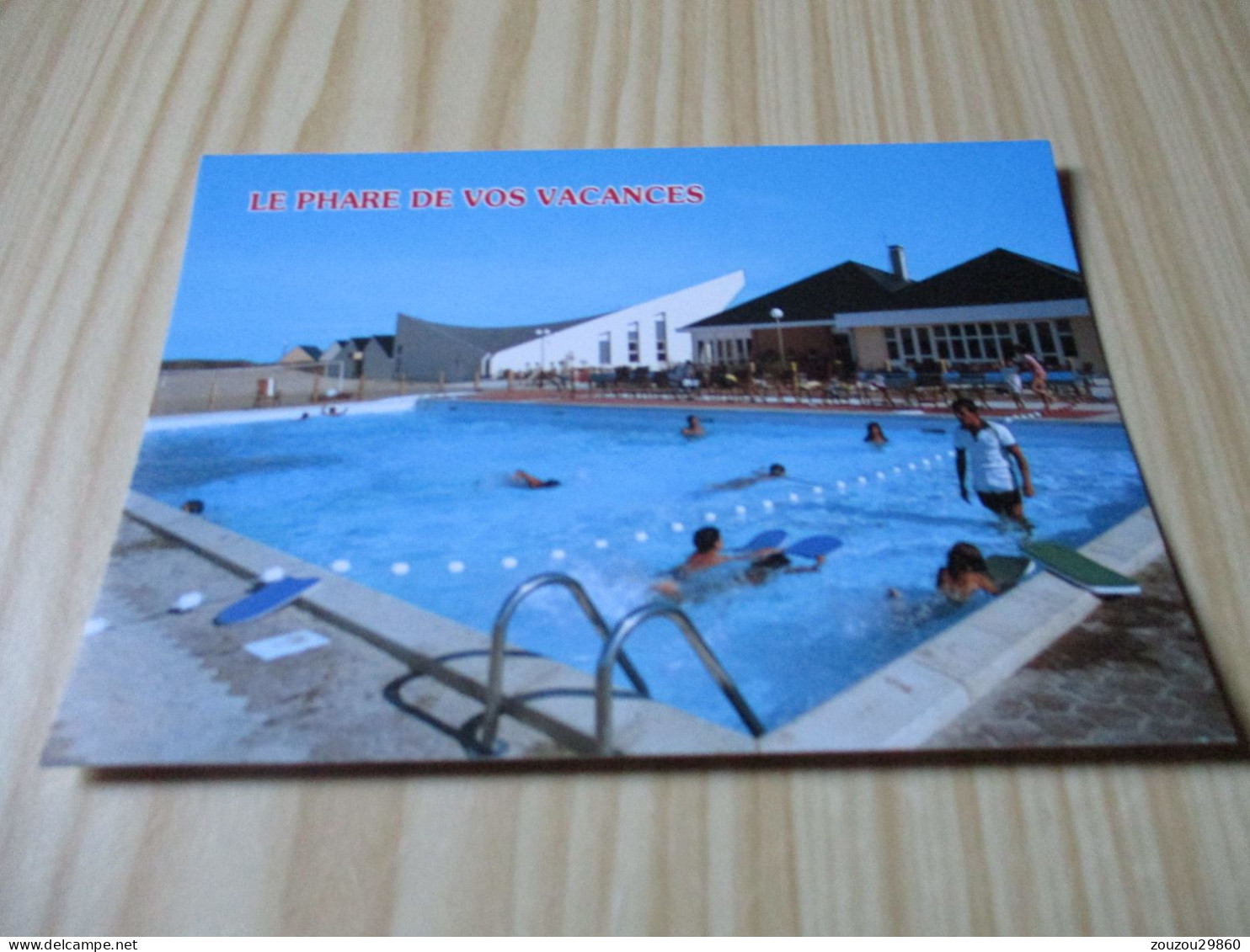 Blainville-sur-Mer (50).C. F. V. Le Sénéquet - La Piscine - Carte Animée. - Blainville Sur Mer