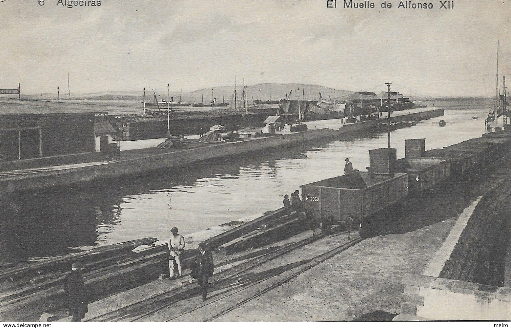 España - Tarjeta Postal - ALGECIRAS - El Muelle De Alfonso Xll - Cádiz