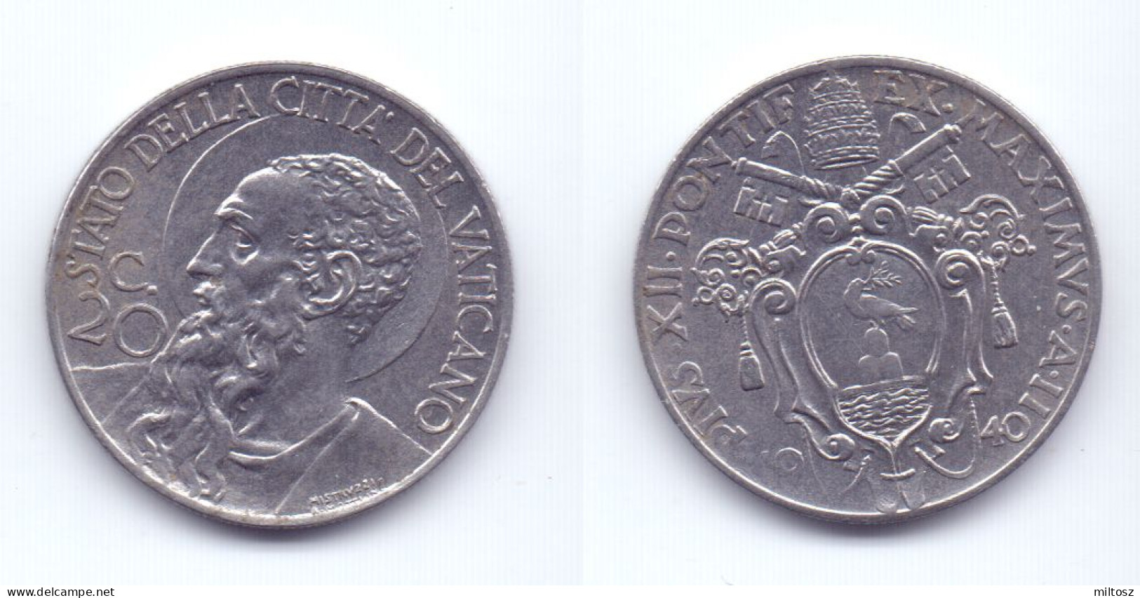 Vatican 20 Centesimi 1940 - Vaticano (Ciudad Del)