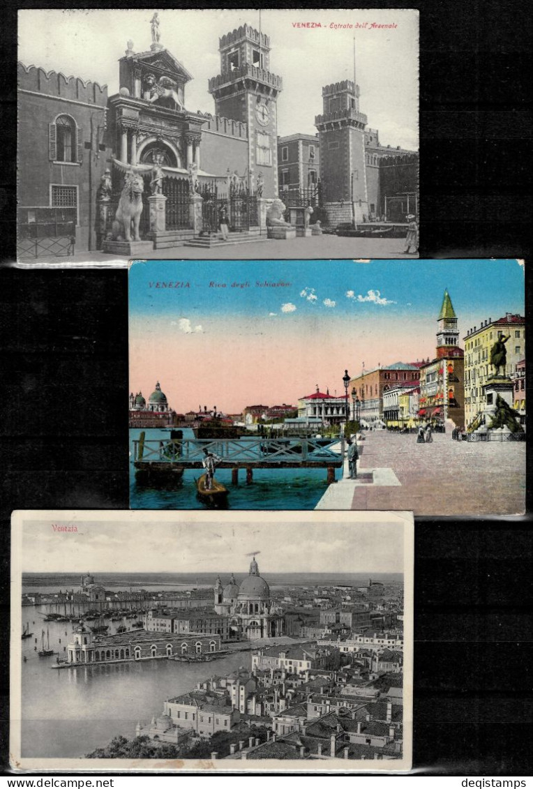 Italy / Venice 1910/30  Postcards - Colecciones Y Lotes