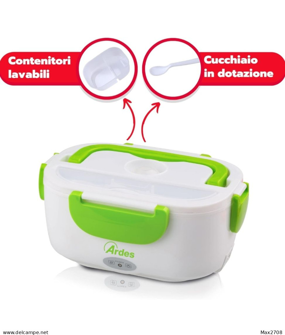 Scaldavivande Elettrico Portatile Contenitori Riscalda Alimentari - Lunch Box Da Ufficio Pratica E Veloce - Andere & Zonder Classificatie