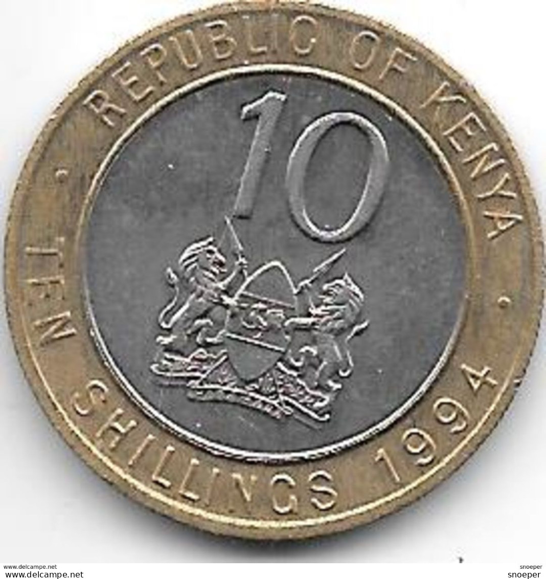 *kenya 10 Shilling  1994 Km 27 Unc - Kenia