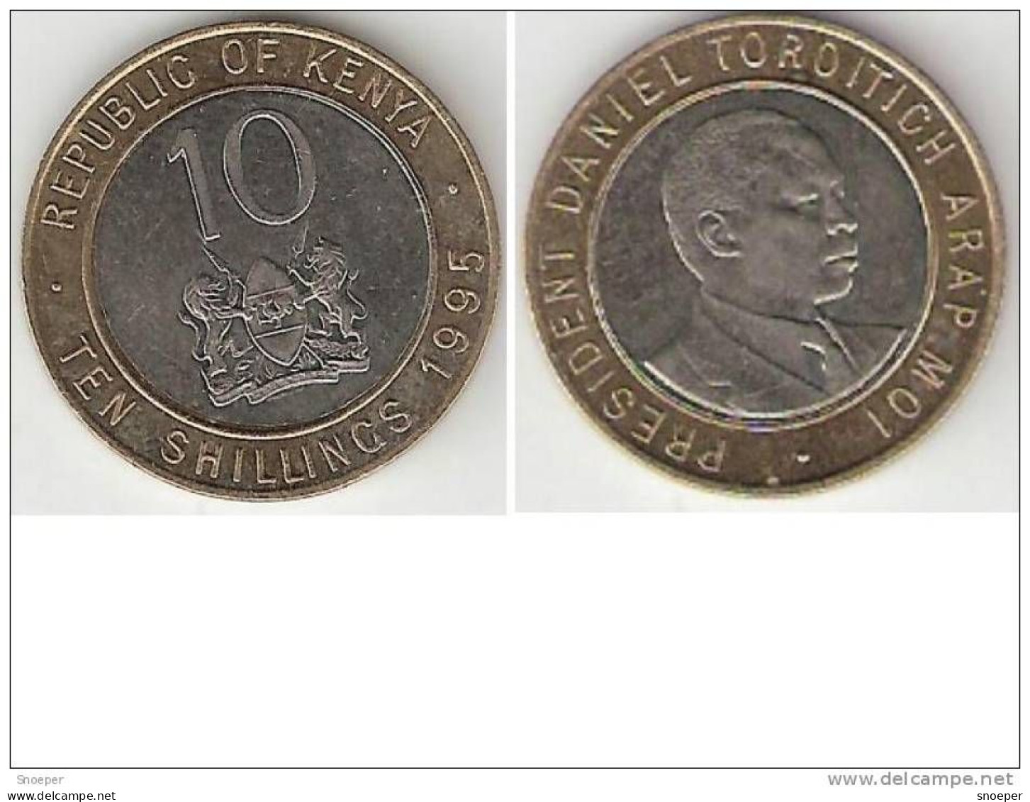 Kenya 10 Shilling 1995 Km 27 Xf+ - Kenya