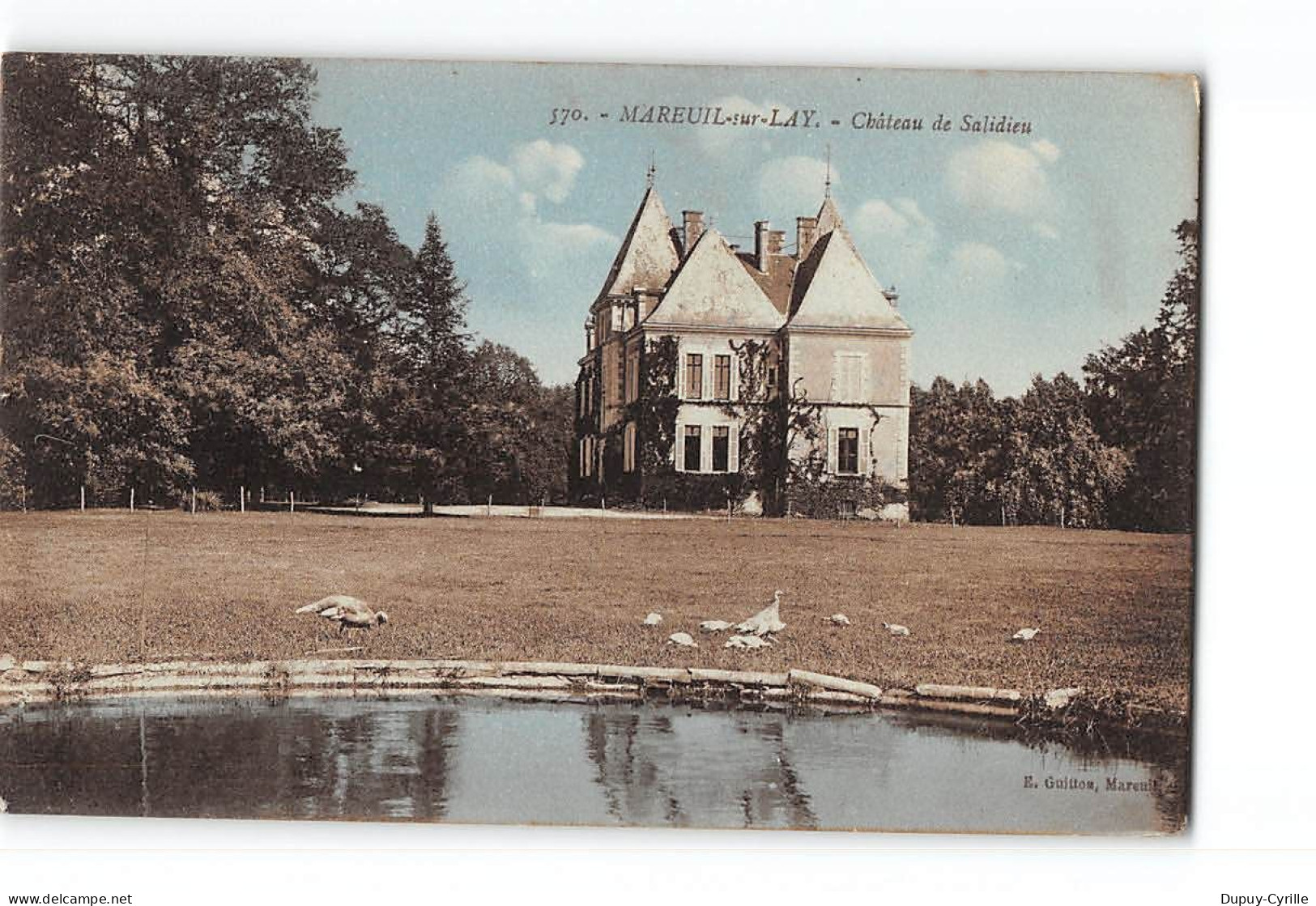 MAREUIL SUR LAY - Château De Salidieu - Très Bon état - Mareuil Sur Lay Dissais