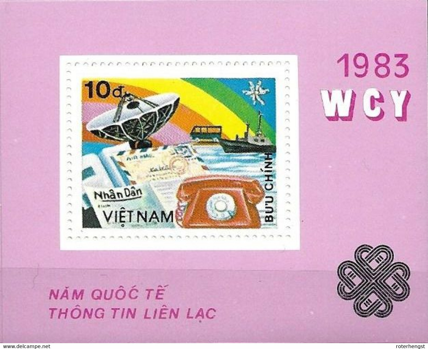 Vietnam 1983 Mnh ** Communication Sheet - Vietnam