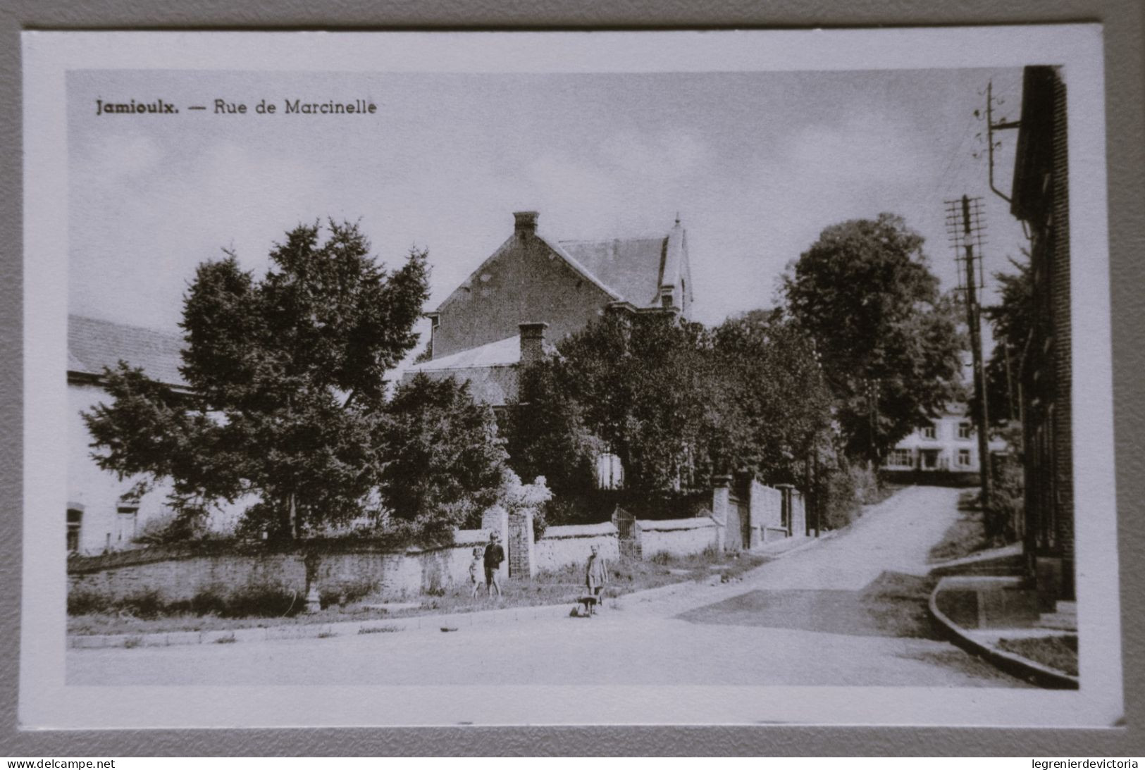 CPA Jamioulx Rue De Marcinelle - Ham-sur-Heure-Nalinnes