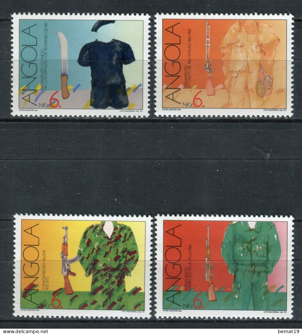 Angola 1991. Yvert 816-19 ** MNH. - Angola