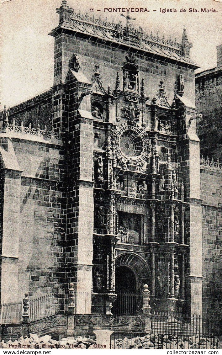 Spain Galicia Pontevedra Iglesia De Sta Maria - Pontevedra