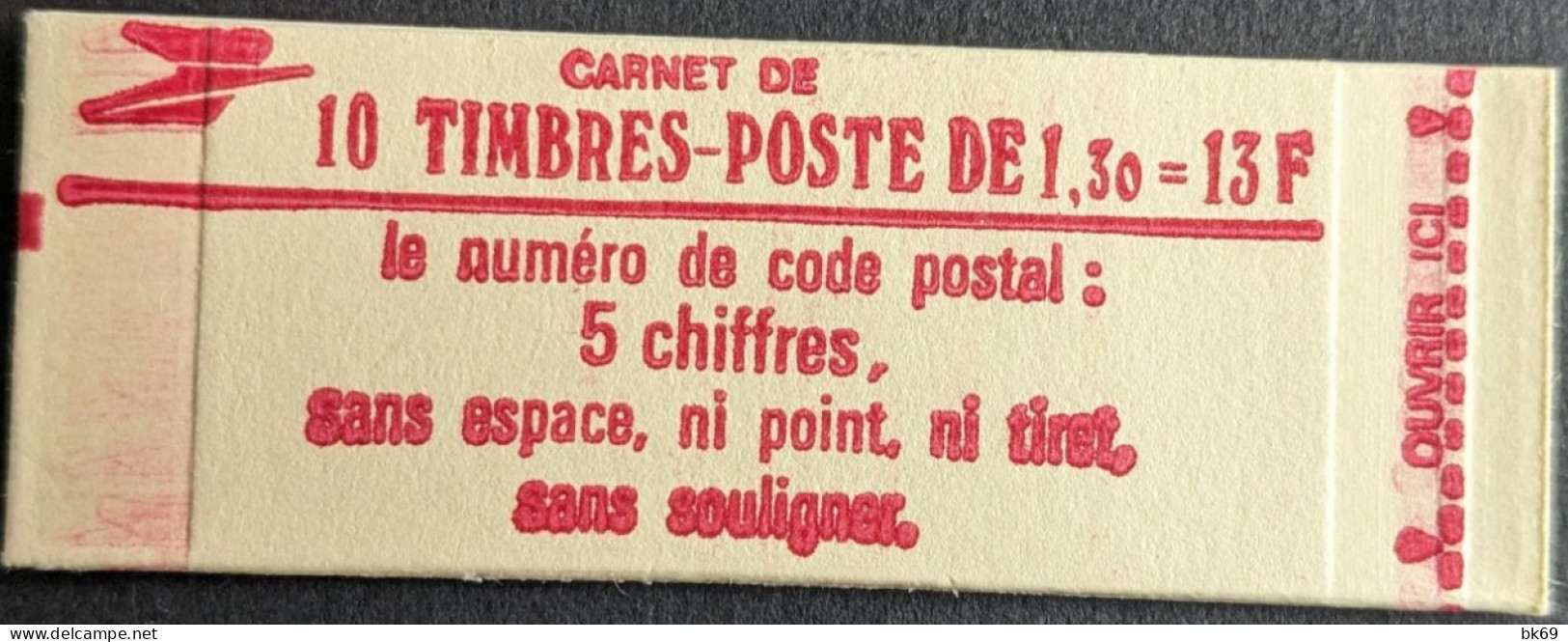 2059 C2 Conf. 8? Carnet Fermé Sabine 1.30F Rouge - Modernos : 1959-…