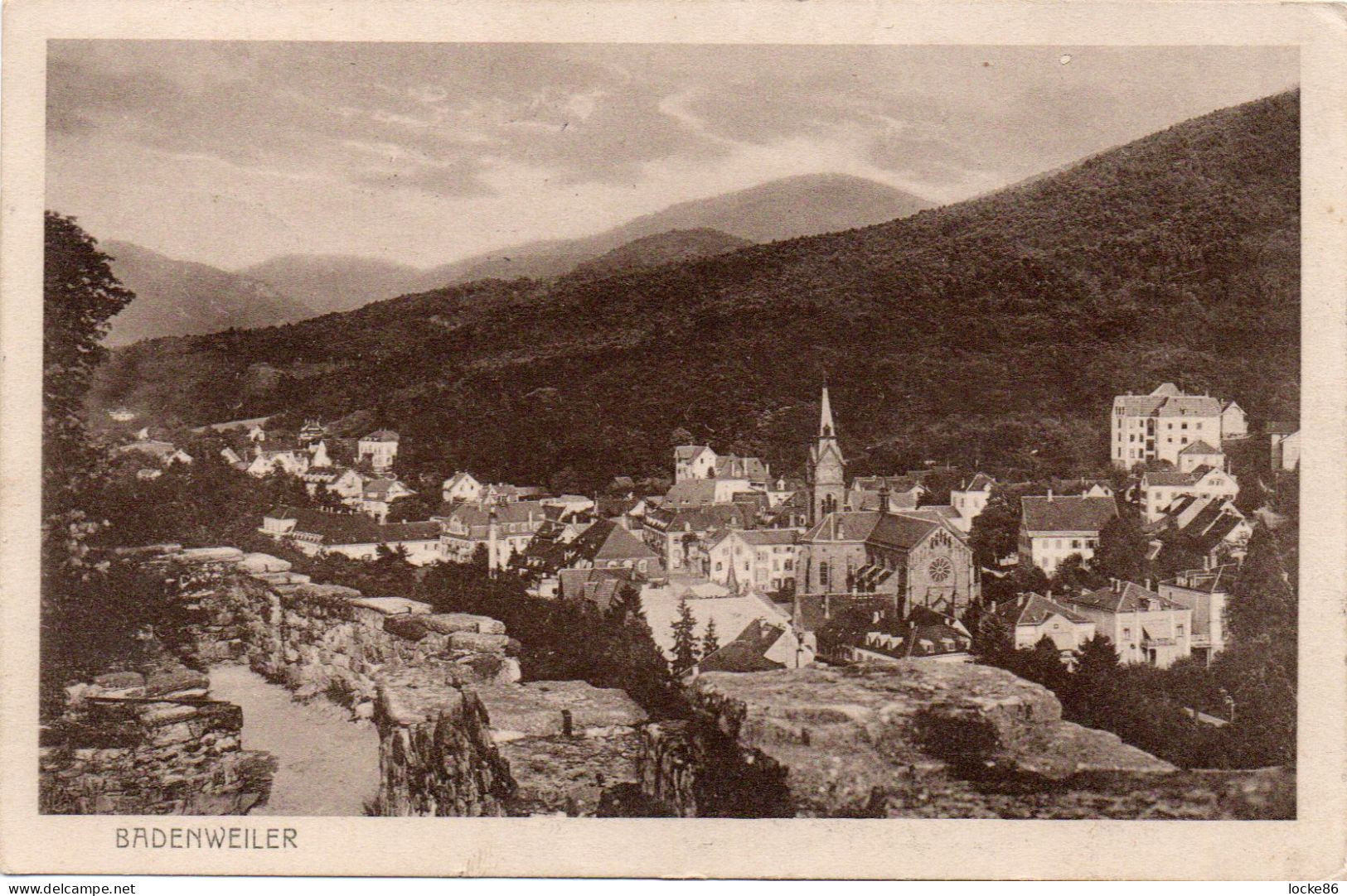 #10060  Badenweiler - Ansicht Als Feldpost, 1915 - Badenweiler