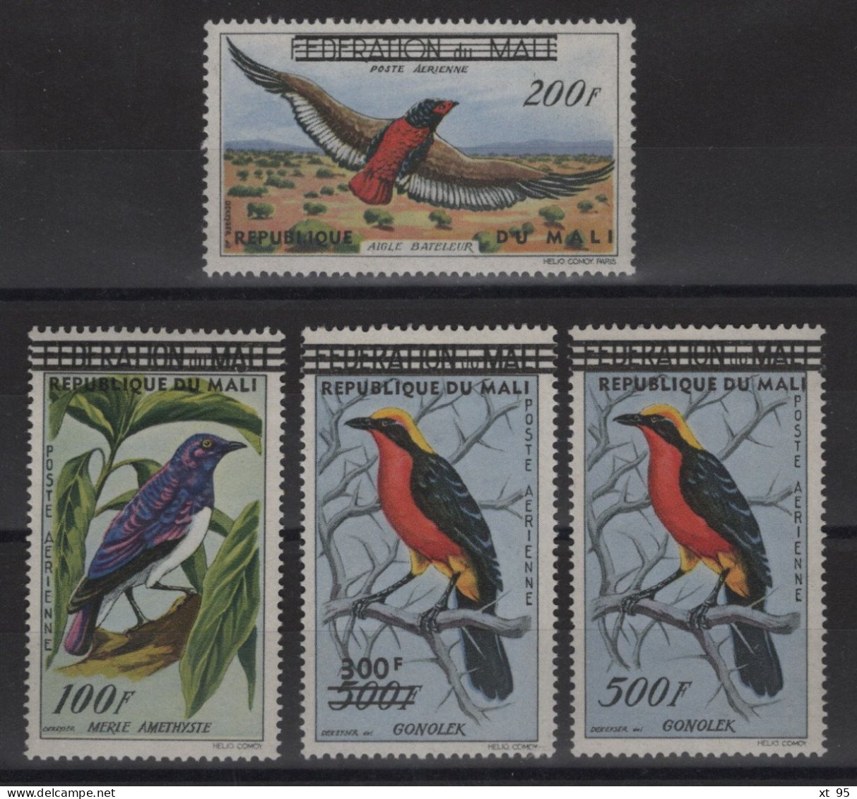 Mali - PA N°5 à 8 - Oiseaux - * Neufs Avec Trace De Charniere - Cote 55€ - Malí (1959-...)