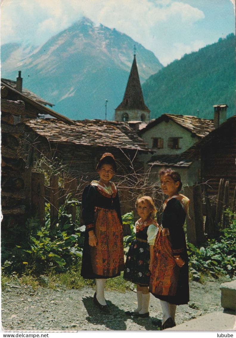 Evolène - Kinder In Sonntagskleidung       Ca. 1970 - Evolène