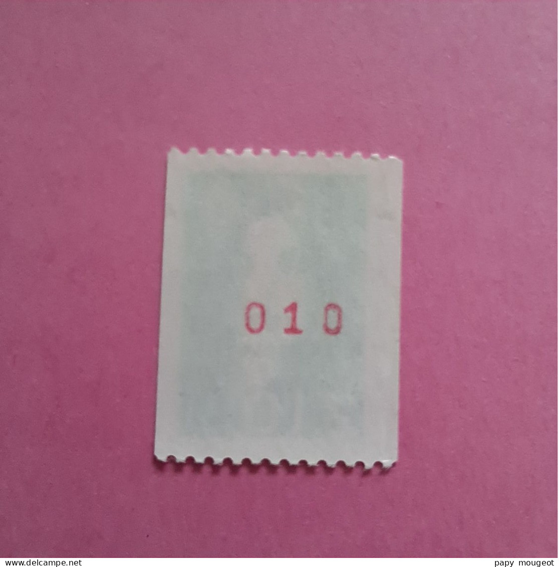 Roulette N°2617a 2.10 F Vert Neuf ** (photo Non Contractuelle) - 1989-1996 Marianna Del Bicentenario