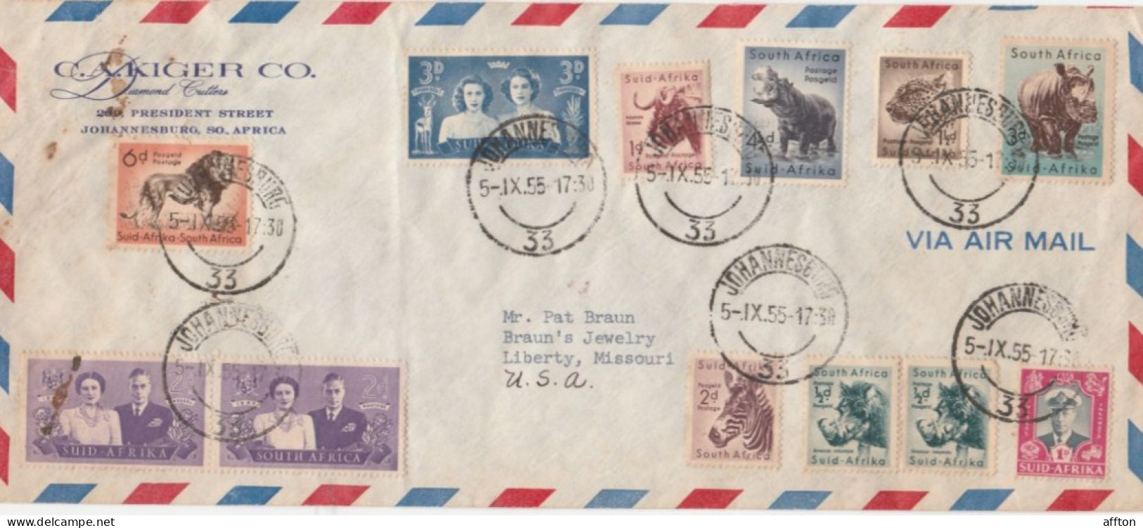 South Africa Old Cover Mailed - Brieven En Documenten