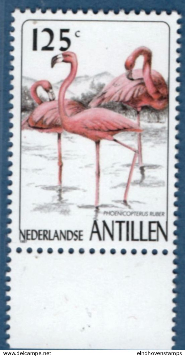 Antilles Dutch 1997 Flamingo Rose Fl 1.25, 1 MNH Phoenicopterus Ruber, Nederlandse Antillen - Flamants