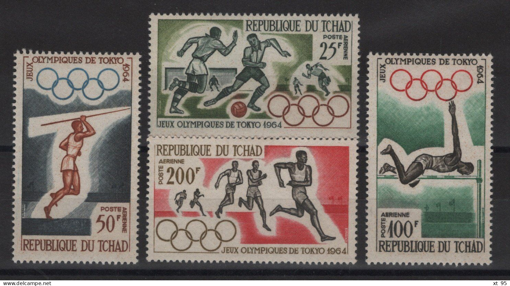 Tchad - PA N°18 à 21 - * Neufs Avec Trace De Charniere - Cote 12.50€ - Tsjaad (1960-...)