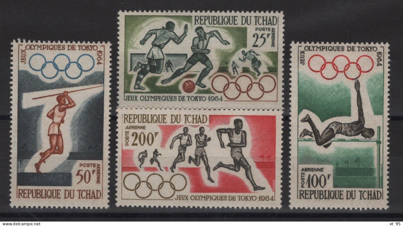 Tchad - PA N°18 à 21 - * Neufs Avec Trace De Charniere - Cote 12.50€ - Chad (1960-...)