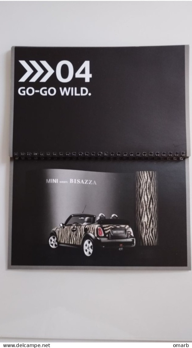 Alt1244 Brochure Mini Cooper By Bisazza Italian Design Mosaico Tessuti Texture Car Auto Voiture Salone Mobile Milano - KFZ