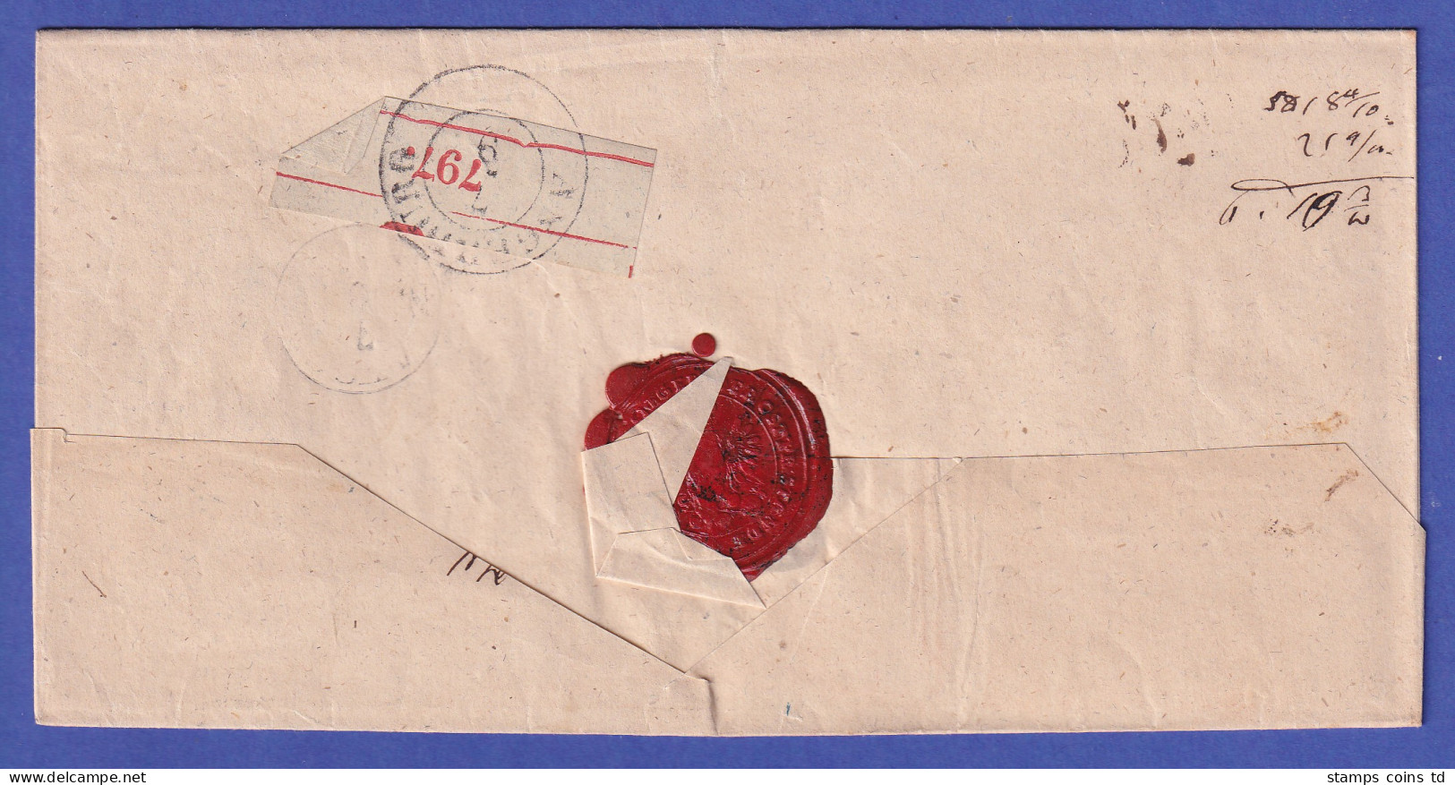 Ostpreußen Vorphila-Brief Mit Rechteckstempel MOHRUNGEN Ca. 1850 - Other & Unclassified