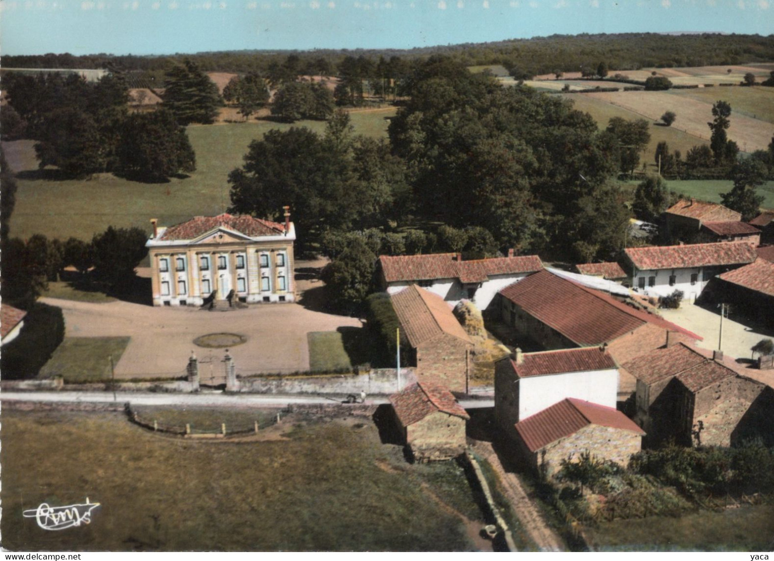 LAIZÉ Château De Blany. Vue Aérienne - COMBIER Mâcon - Châteaux