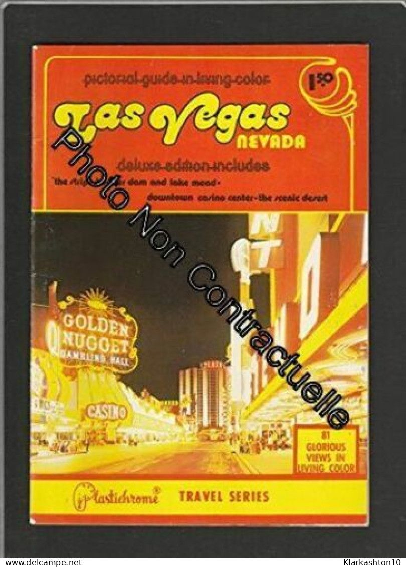 LAS VEGAS Nevada : Pictorial Guide In Living Color 81 Glorious Views In Living Color - Autres & Non Classés