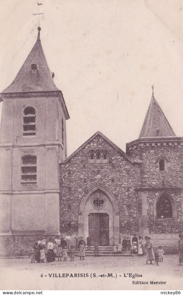 VILLEPARISIS--L'église ( Très Animée) - Villeparisis