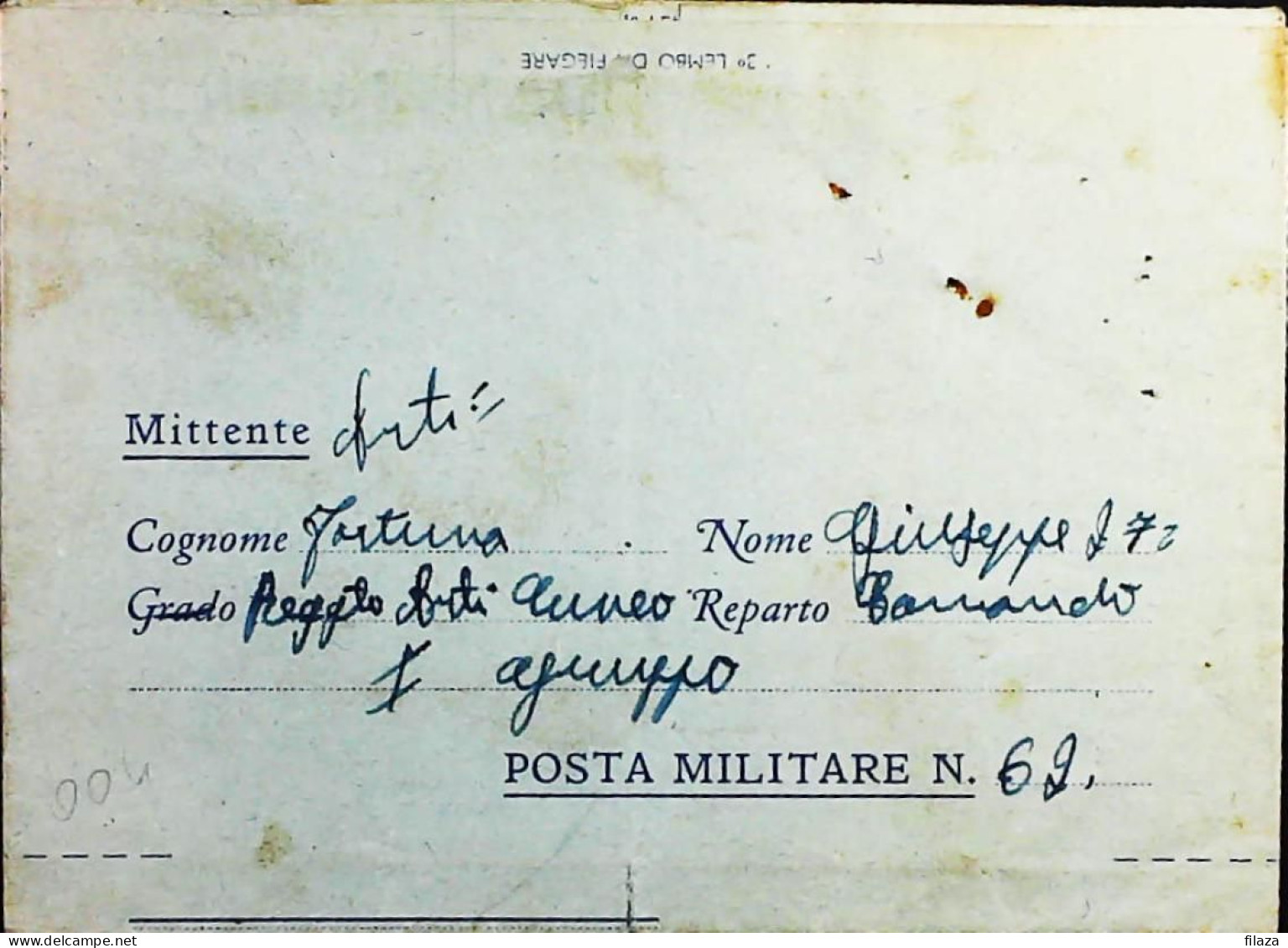 POSTA MILITARE ITALIA IN GRECIA  - WWII WW2 - S6836 - Military Mail (PM)
