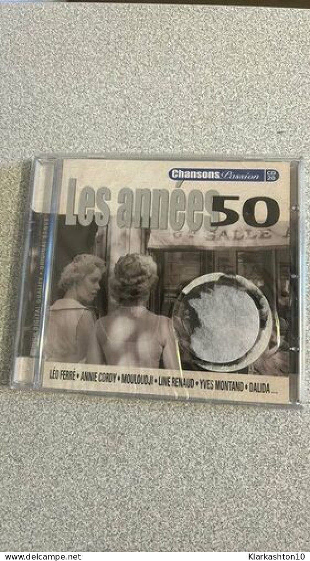 Les Années 50 - Chansons Passion CD 20 - Andere & Zonder Classificatie