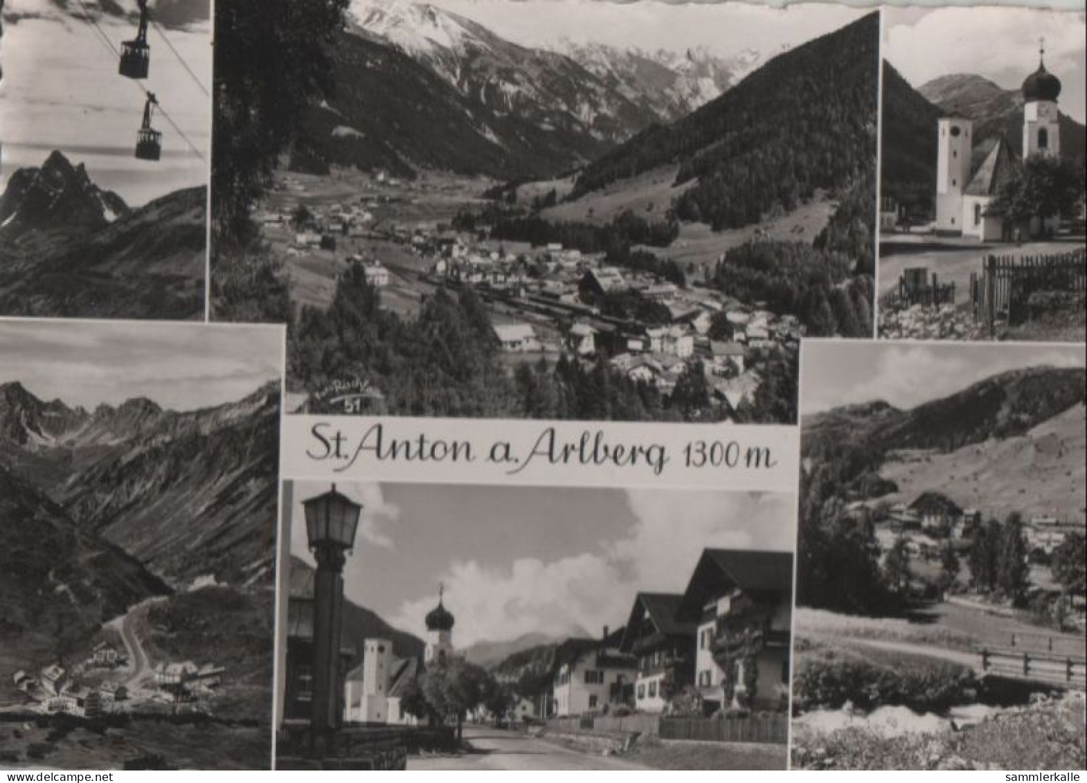 53947 - Österreich - St. Anton - 6 Teilbilder - Ca. 1965 - St. Anton Am Arlberg