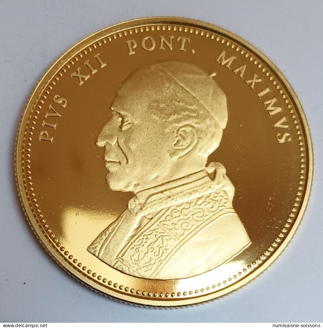 VATICAN - MÉDAILLE - PAPE PIE XII - BE - Autres & Non Classés