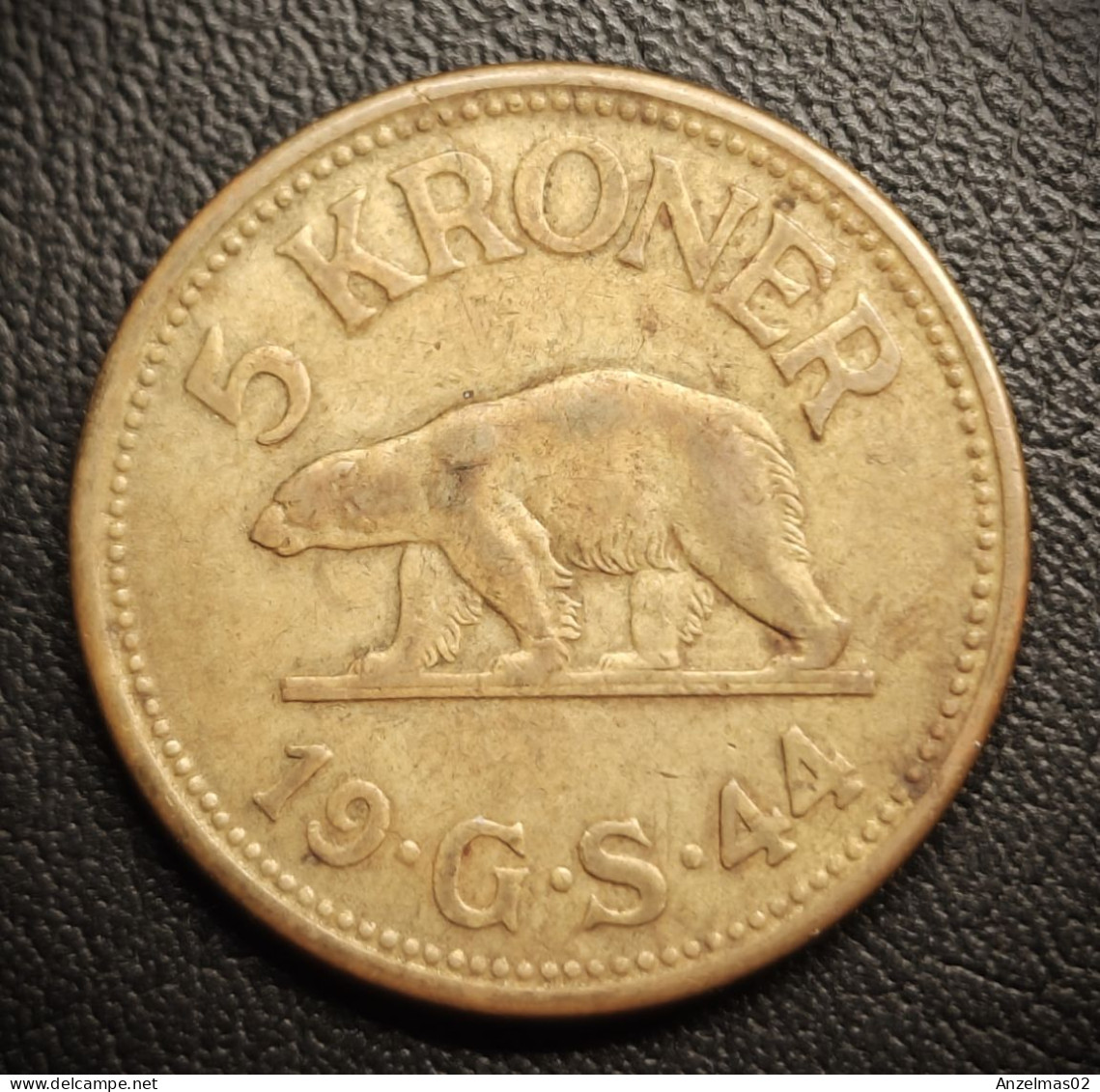 5 Kroner - Christian X - Greenland - 1944 - Grönland