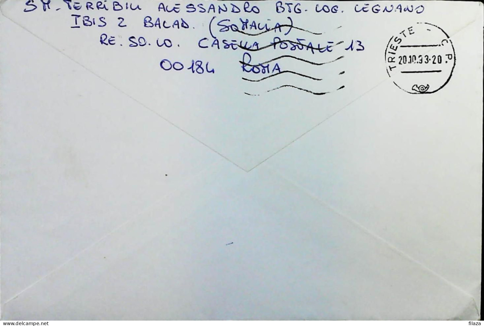 Italy - Military - Army Post Office In Somalia - ONU - ITALFOR - IBIS - S6625 - 1991-00: Poststempel