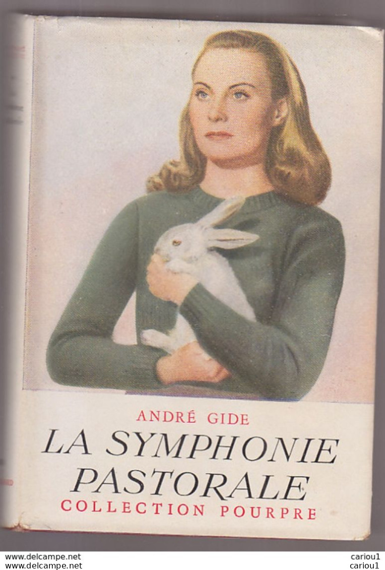 C1 Andre GIDE La SYMPHONIE PASTORALE Jaquette Illustree Film MICHELE MORGAN Port Inclus France - Autres & Non Classés