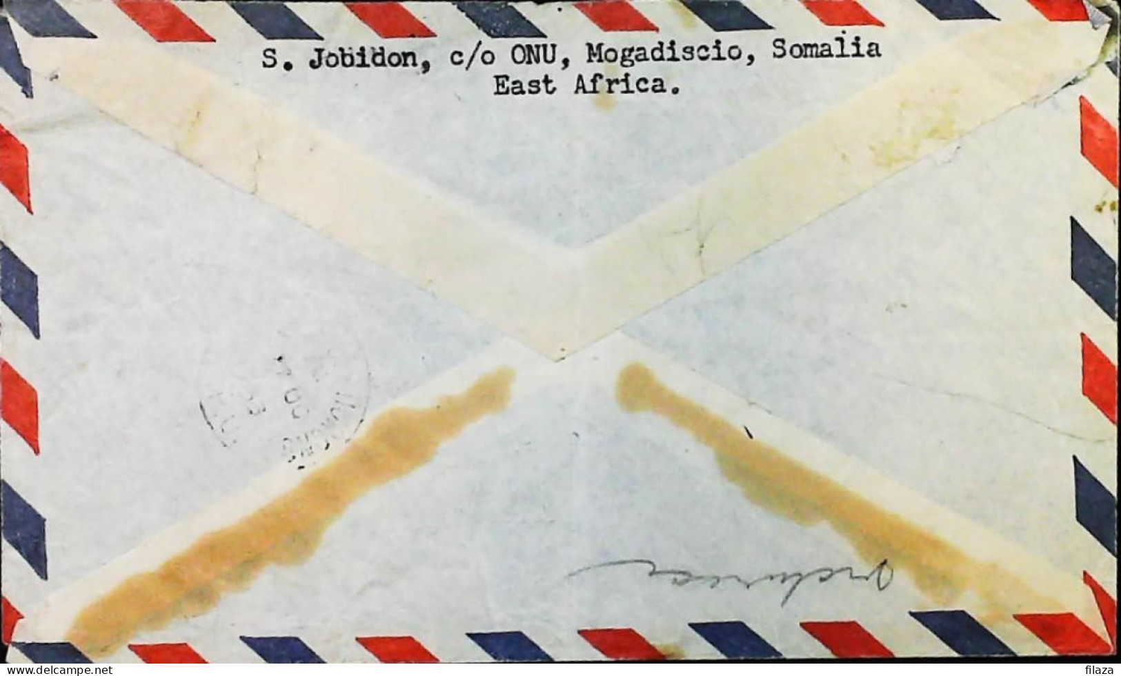 ITALIA - SOMALIA AFIS Lettera Da MOGADISCIO Per Il CANADA 1953 - S6348 - Somalie (AFIS)