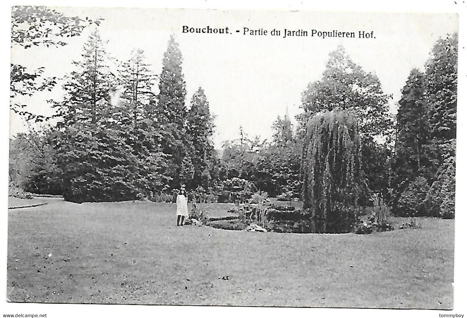 CPA Bouchout, Partie Du Jardin Populieren Hof - Böchout