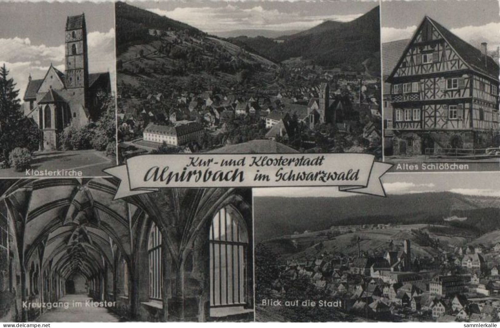 58141 - Alpirsbach - U.a. Altes Schlösschen - 1957 - Alpirsbach