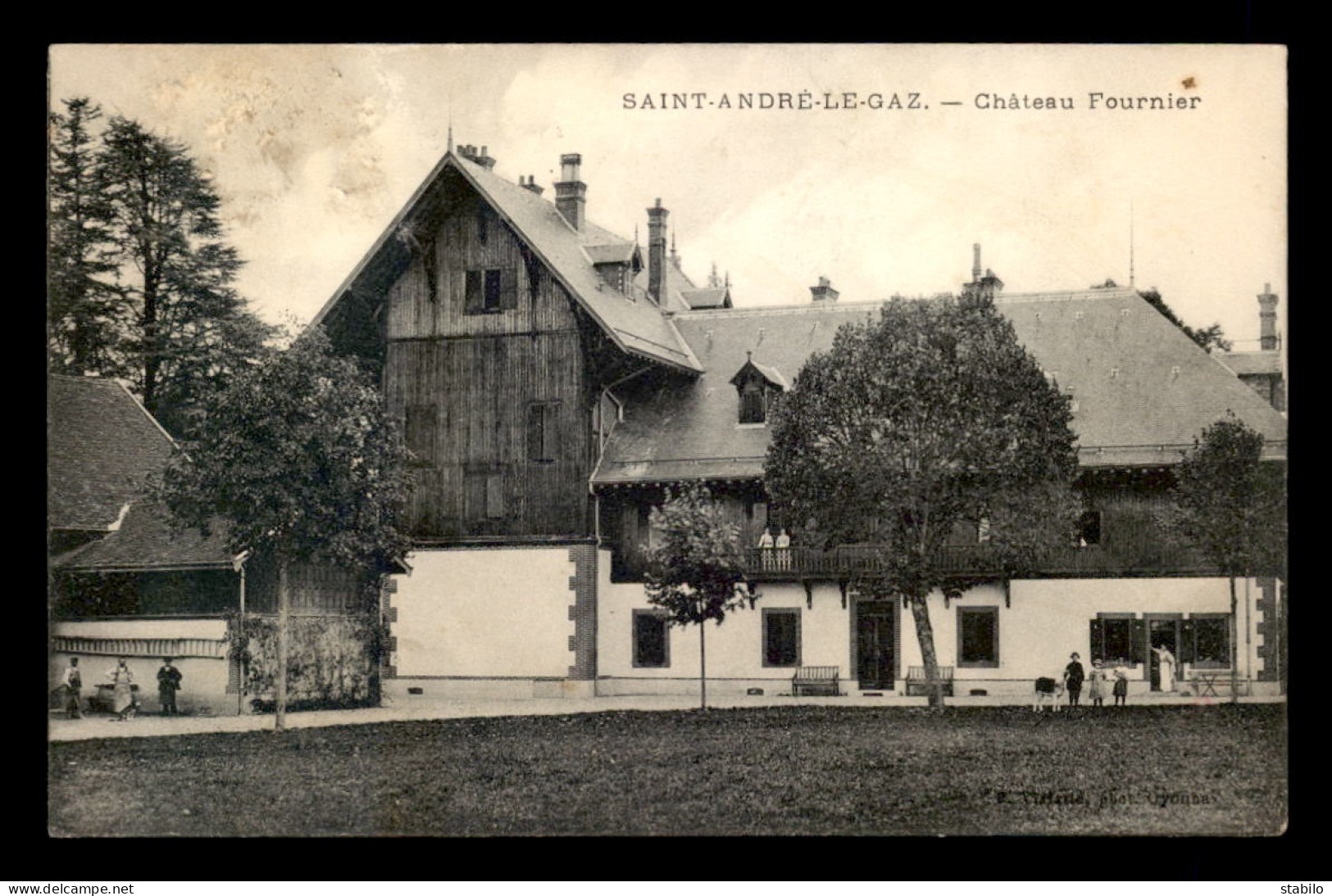 38 - ST-ANDRE-LE-GAZ - CHATEAU FOURNIER - Saint-André-le-Gaz