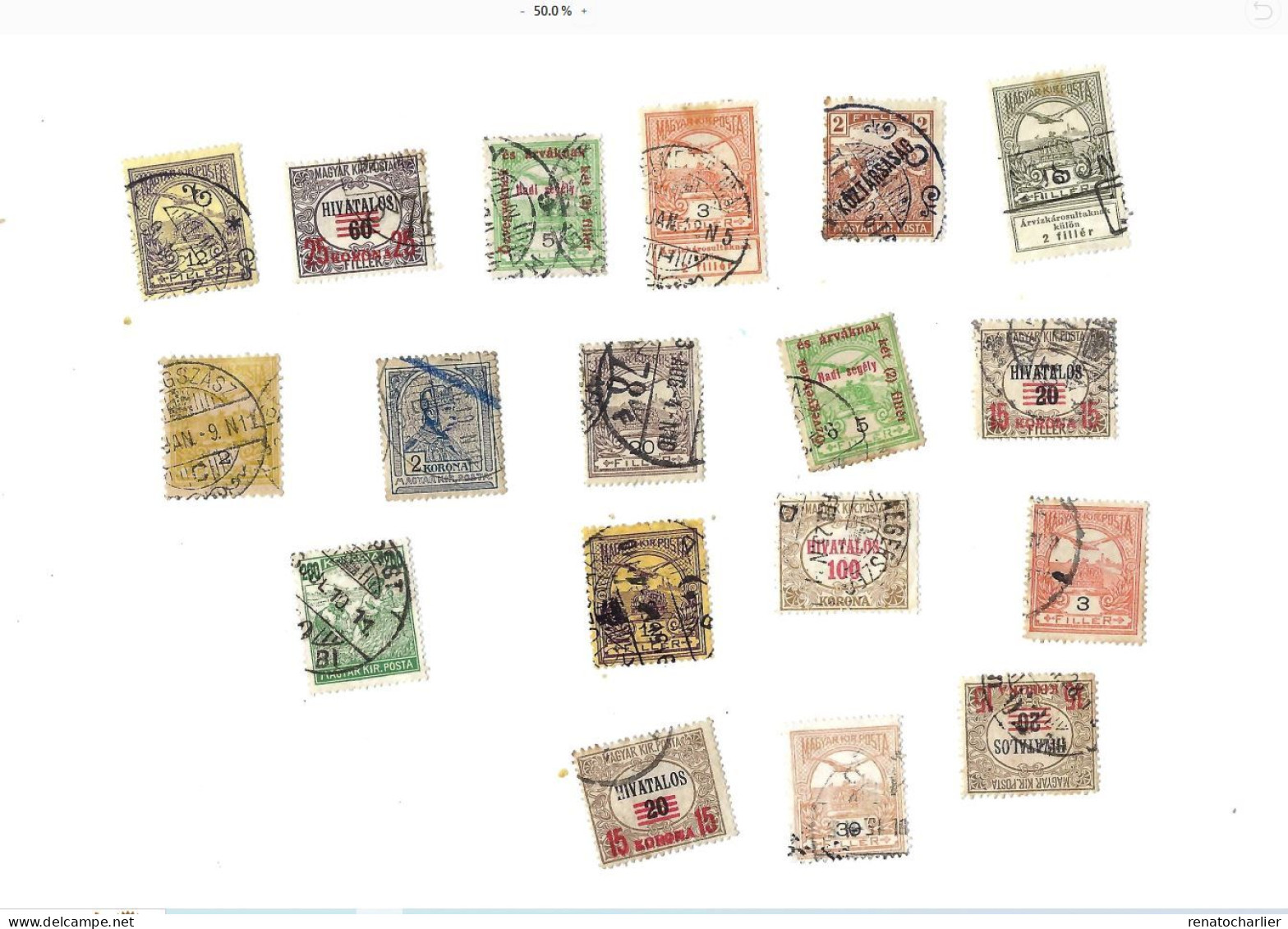 Collection De 120 Timbres  Oblitérés. - Collezioni